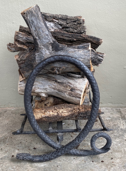 Serpentine Firewood Holder